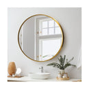 Wall Mirrors Round 50cm Gold