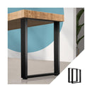 2X Table Legs Bench Box Steel Metal 71 X 50CM