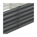 Garden Bed 160x80x45CM Galvanised Steel 2PCS