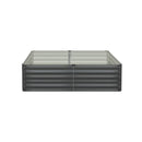 Garden Bed 160x80x45CM Galvanised Steel 2PCS