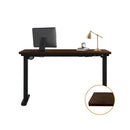 Standing Desk Top with Drilled Hole Walnut 140x70cm