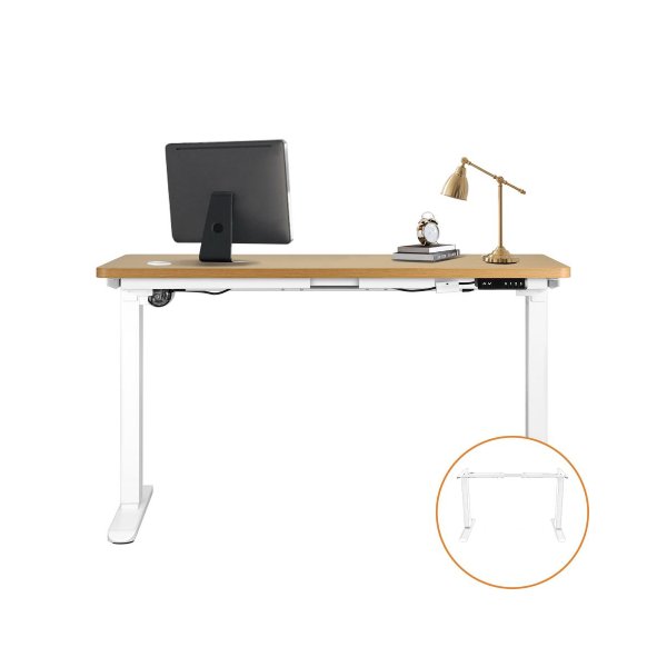Standing Desk Frame Adjustable Motorised White