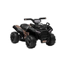 Kids Ride On Car Electric ATV Rechargeable Black