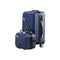 2Pcs Luggage Suitcase Trolley Set Travel Tsa Lock Hard Case Navy
