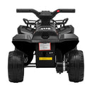 Kids Ride On Car Electric ATV Rechargeable Black