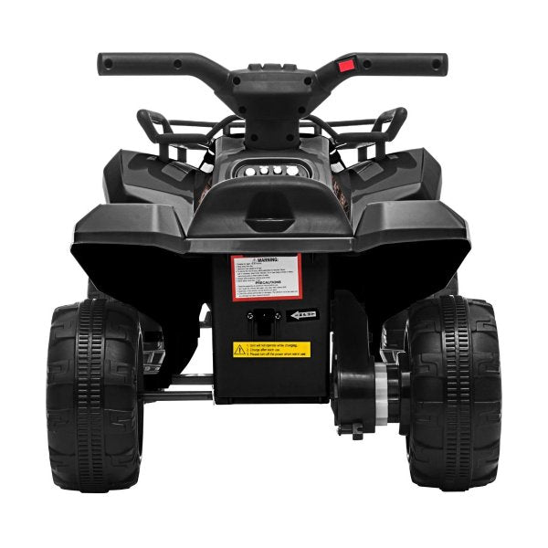 Kids Ride On Car Electric ATV Rechargeable Black
