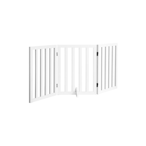 Wooden Pet Gate Dog Fence 3 Panels