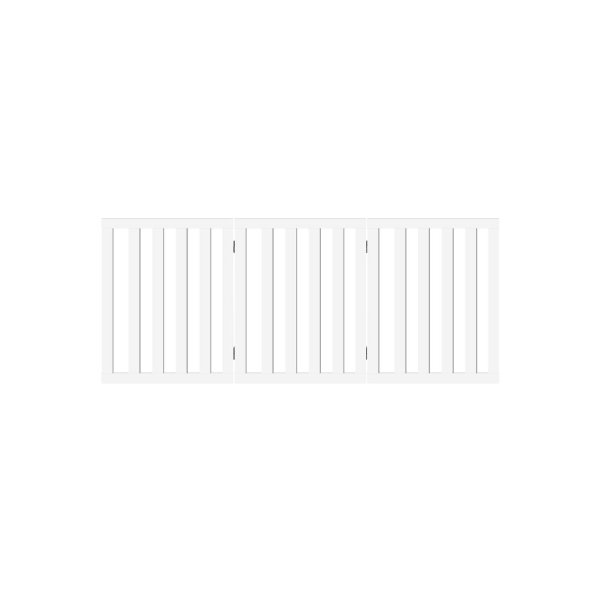 Wooden Pet Gate Dog Fence 3 Panels