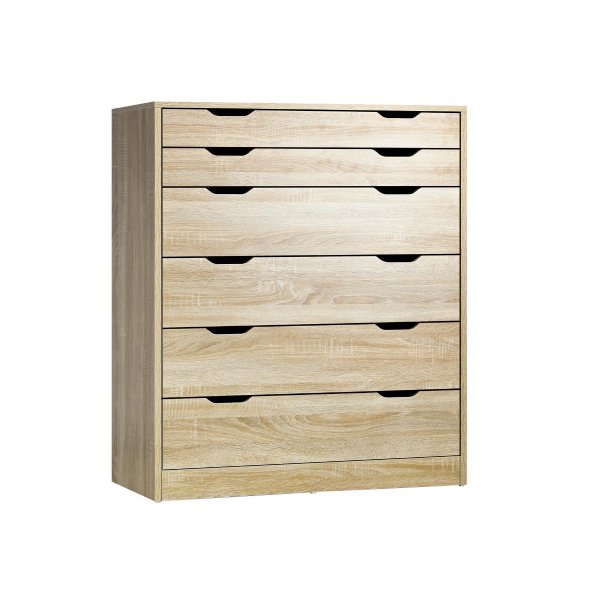 6 Chest of Drawers Tallboy Wooden