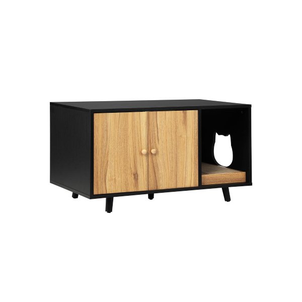 Wooden Sideboard with Scratcher Multi-Functional