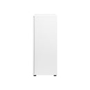 Storage Cabinet 3 Shelves Freestanding White