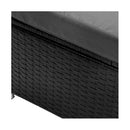 Sun Lounge Adjustable Reclining Angle Black&Grey