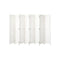 8 Panel Room Divider Privacy Screen White