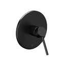 Shower Mixer Tap Round Black