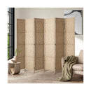 6 Panel Room Divider Privacy Screen Wood
