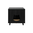 Wooden Sideboard with Scratcher Multi-Functional