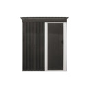 Garden Shed 1.62x0.86M Workshop Cabin Metal House