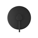 Shower Mixer Tap Round Black