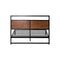 Metal Bed Frame King Single Size Wooden
