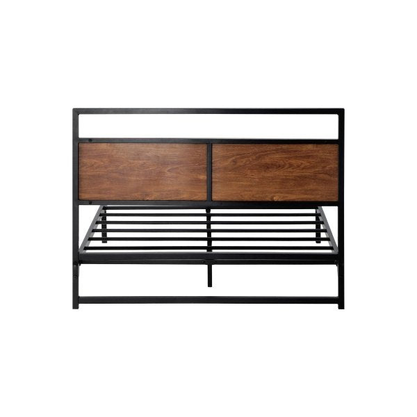 Metal Bed Frame King Single Size Wooden