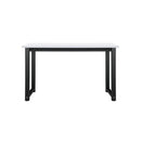 Computer Desk Metal Frame White Top 120cm