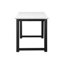 Computer Desk Metal Frame White Top 120cm