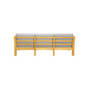 Outdoor Sofa Set Wooden Table Lounge 5Piece