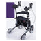 Upright Rollator Walker Forearm Rest Supports Mobilty Aid Seat Grey