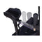 Upright Rollator Walker Forearm Rest Supports Mobilty Aid Seat Grey
