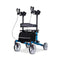Upright Rollator Walker Forearm Support Rests Mobilty Aid Seat Blue