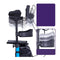 Upright Rollator Walker Forearm Support Rests Mobilty Aid Seat Blue