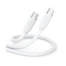 Alogic Usb C Silicone Flexible Charging Cable 240W White