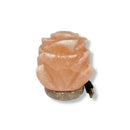 Usb Himalayan Pink Rock Salt Lamp Carved Flower