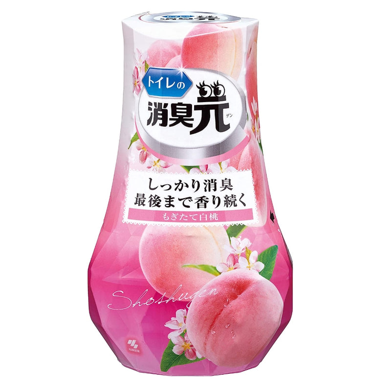 [6-Pack] Kobayashi Japan Toilet Deodorant 400Ml  (7 Scents Available) White Peach