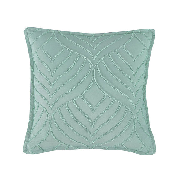 Tufted Microfibre Super Soft Cushion Cover  Sage Green