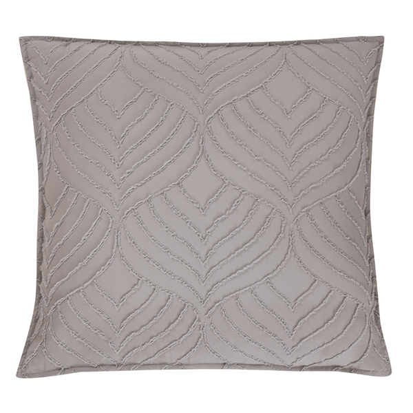 Tufted Microfibre Super Soft European Pillowcase  Beige