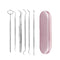 Stainless Steel Dental Tools Set Oral Care Kit With Metal Storage Case