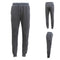 Mens Unisex Fleece Lined Sweat Track Pants Suit Casual Trackies Slim Cuff Xs-6Xl, Dark Grey, L