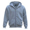 Adult Unisex Zip Plain Fleece Hoodie Hooded Jacket Mens Sweatshirt Jumper Xs-8Xl, Light Grey, 6Xl
