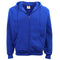 Adult Unisex Zip Plain Fleece Hoodie Hooded Jacket Mens Sweatshirt Jumper Xs-8Xl, Royal Blue, 3Xl