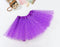 Sequin Tulle Tutu Skirt Ballet Kids Princess Dressup Party Baby Girls Dance Wear, Purple, Adults