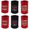 6X Christmas Stubby Stubbie Holders Beer Bottle Drink Can Cooler Santa Reindeer, B