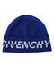 Brand New Givenchy Beanie Hat With Blue And Black Logo One Size Men