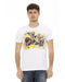 Short Sleeve T-Shirt With Round Neck And Front Print M Men