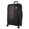 Pierre Cardin Inspired Milleni Checked Luggage Bag Travel Carry On Suitcase 75Cm (124L) - Black