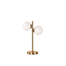 2Lt Decorative Table Lamp With Glass Spheres