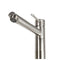 Molla Floor Standing Bath Mixer with Swivel Spout Brushed Nickel