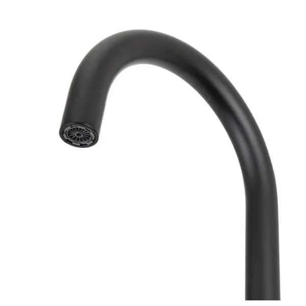 Symphony Floor Standing Bath Spout Matte Black
