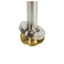 Symphony Floor Standing Bath Spout Brushed Nickel