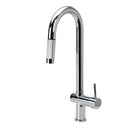 Superb Goose Neck Kitchen Mixer Tap with Pull Out Chrome